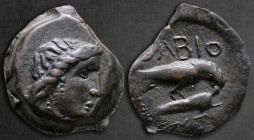 Scythia. Olbia circa 380-360 BC. Bronze Æ