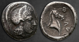 Thessaly. Pharsalos circa 500-450 BC. Hemidrachm AR