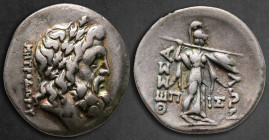 Thessaly. Thessalian League circa 150-100 BC. Metrodoros and Pis..., magistrates. Stater AR
