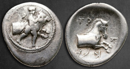 Thessaly. Trikka circa 440-400 BC. Hemidrachm AR