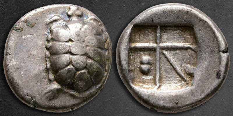 Islands off Attica. Aegina circa 350-338 BC. 
Drachm AR

18 mm, 5,42 g

Lan...