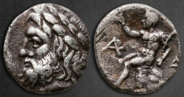 Arkadia. Arcadian League, Megalopolis circa 330-275 BC. Triobol-Hemidrachm AR