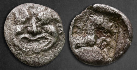 Asia Minor. Uncertain mint circa 500-400 BC. Obol Æ