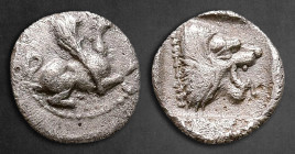 Troas. Assos circa 405-360 BC. Hemiobol AR