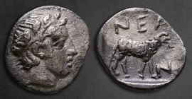 Troas. Neandria circa 400-300 BC. Obol AR