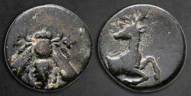 Ionia. Ephesos  circa 387-285 BC. Bronze Æ