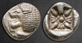 Ionia. Miletos  circa 525-475 BC. Diobol AR