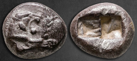Kings of Lydia. Sardeis. Kroisos circa 560-546 BC. Siglos or Half Stater AR