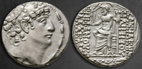 Seleukid Kingdom. Antioch on the Orontes. Philip I Philadelphos 95-75 BC. Tetradrachm AR