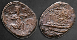 Phoenicia. Sidon circa 372-358 BC. 'Abd'Ashtart I. Bronze Æ