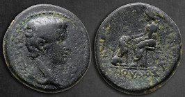 Ionia. Metropolis. Augustus 27 BC-AD 14. Iulius Demetrios, magistrate. Bronze Æ