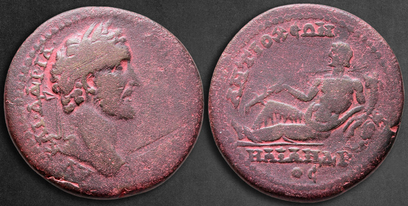 Caria. Antiocheia ad Maeander. Antoninus Pius AD 138-161. 
Bronze Æ

32 mm, 1...