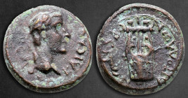Lydia. Apollonoshieron. Tiberius AD 14-37. Bronze Æ