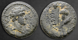 Lydia. Mostene. Marcus Aurelius, as Caesar AD 139-161. Bronze Æ
