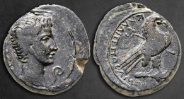 Phrygia. Amorion. Augustus 27 BC-AD 14. Kallippos, son of Alexandros, magistrate. Bronze Æ