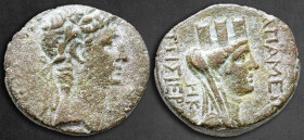 Phrygia. Apameia. Augustus 27 BC-AD 14. Dated year 28 = 4/3 BC. Bronze Æ