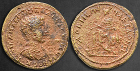 Phrygia. Dokimeion. Diadumenian, as Caesar AD 217-218. Bronze Æ