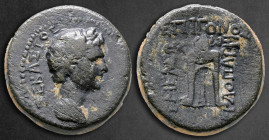 Phrygia. Eumeneia . Augustus 27 BC-AD 14. Epigonos Philopatris, magistrate. Bronze Æ