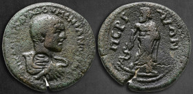 Pamphylia. Perge. Diadumenian, as Caesar AD 217-218. Bronze Æ
