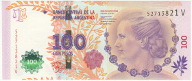 Argentina 100 Pesos 2012 (ND)

P# 358b, N# 206729; # 5271382 V; UNC