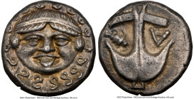 THRACE. Apollonia Pontica. Ca. late 5th-4th centuries BC. AR drachm (13mm, 3.34 gm, 10h). NGC Choice XF 5/5 - 5/5. Ca. 480-450 BC. Gorgoneion facing w...