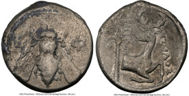 IONIA. Ephesus. Ca. 4th century BC. AR tetradrachm (23mm, 12h). NGC Choice Fine. Ca. 380-370 BC. Zoilus, magistrate. E-Φ, bee with straight wings seen...