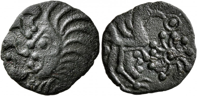 CELTIC, Northeast Gaul. Bellovaci. Circa 60-30/25 BC. Unit (Bronze, 17 mm, 2.46 ...