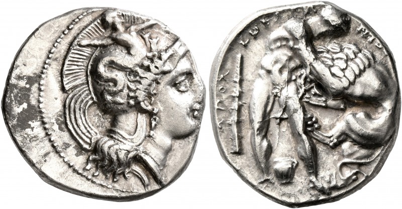 LUCANIA. Herakleia. Circa 390-340 BC. Didrachm or Nomos (Silver, 22 mm, 7.73 g, ...
