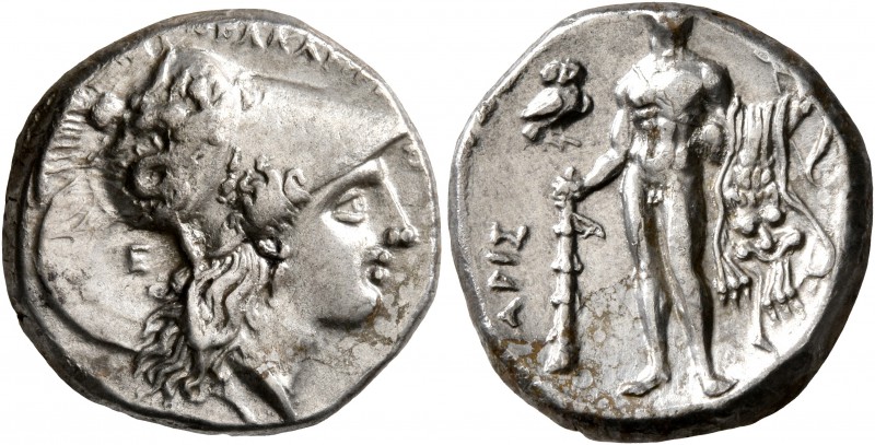LUCANIA. Herakleia. Circa 281-278 BC. Didrachm or Nomos (Silver, 20 mm, 7.78 g, ...