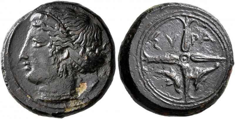 SICILY. Syracuse. Second Democracy, 466-405 BC. Hemilitron (Bronze, 16 mm, 3.80 ...