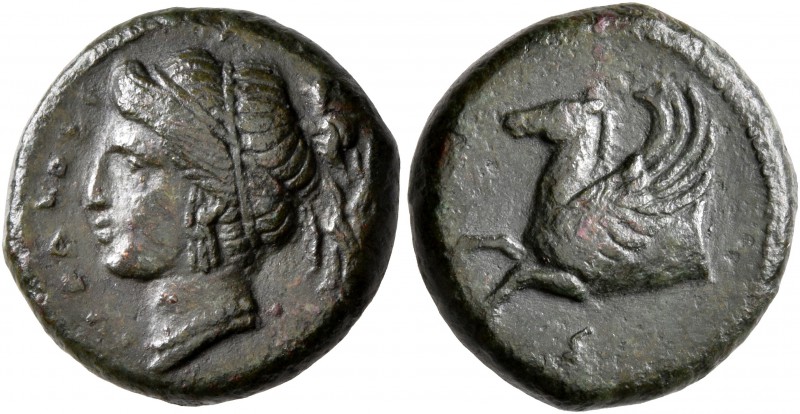 SICILY. Syracuse. Timoleon and the Third Democracy, 344-317 BC. AE (Bronze, 16 m...