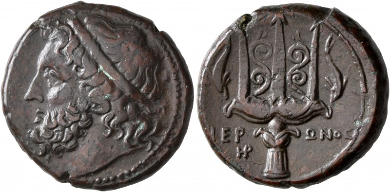 SICILY. Syracuse. Hieron II, 275-215 BC. AE (Bronze, 22 mm, 8.93 g, 11 h), circa...