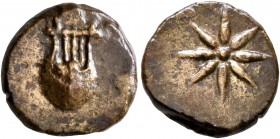 SKYTHIA. Olbia. Circa 100-50 BC. AE (Bronze, 13 mm, 2.39 g). Lyre. Rev. Star. Anokhin 517. HGC 3, 1921. Very rare. Very fine.


From a European col...
