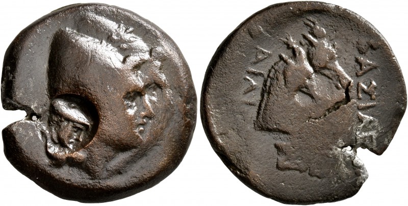 KINGS OF SKYTHIA. Ailios (Aelis), 3rd-2nd centuries BC. AE (Bronze, 23 mm, 8.75 ...