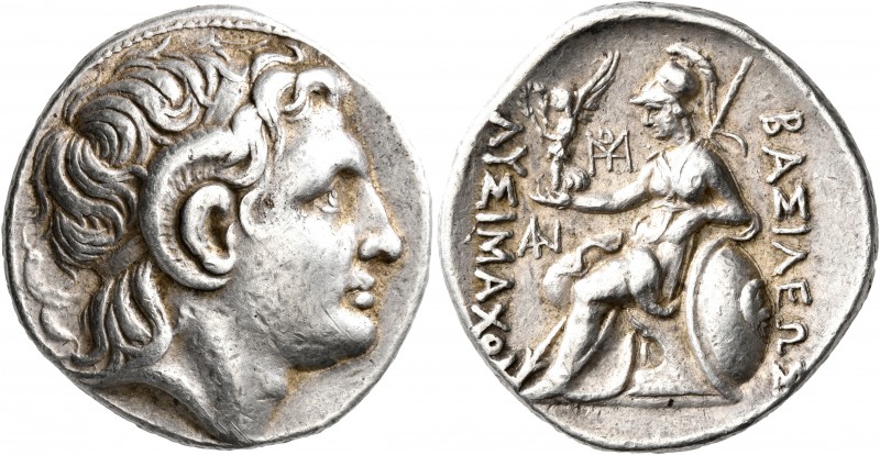 KINGS OF THRACE. Lysimachos, 305-281 BC. Tetradrachm (Silver, 28 mm, 17.16 g), P...