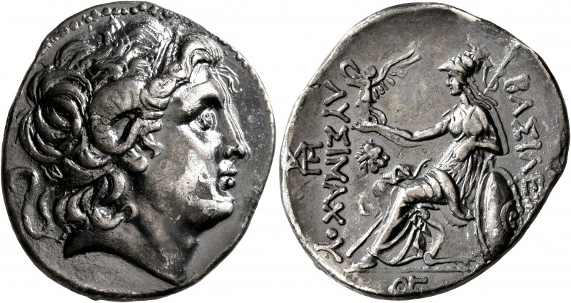 KINGS OF THRACE. Lysimachos, 305-281 BC. Tetradrachm (Silver, 31 mm, 16.56 g, 11...