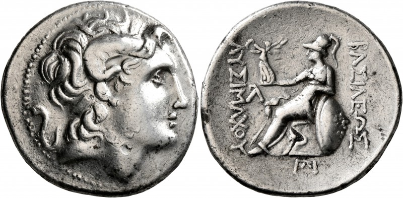 KINGS OF THRACE. Lysimachos, 305-281 BC. Tetradrachm (Silver, 30 mm, 16.74 g, 12...