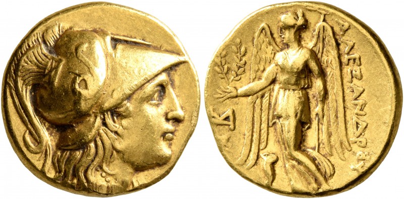 KINGS OF MACEDON. Alexander III ‘the Great’, 336-323 BC. Stater (Gold, 17 mm, 8....