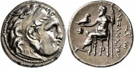 KINGS OF MACEDON. Alexander III ‘the Great’, 336-323 BC. Drachm (Silver, 17 mm, 3.98 g, 1 h), Magnesia ad Maeandrum, struck under Lysimachos, circa 30...