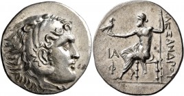 KINGS OF MACEDON. Alexander III ‘the Great’, 336-323 BC. Tetradrachm (Subaeratus, 32 mm, 15.32 g, 12 h), irregular mint, imitating Phaselis, CY 11 = 2...