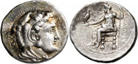 KINGS OF MACEDON. Alexander III ‘the Great’, 336-323 BC. Tetradrachm (Silver, 26 mm, 17.17 g, 6 h), Tarsos, struck under Balakros or Menes, circa 333-...