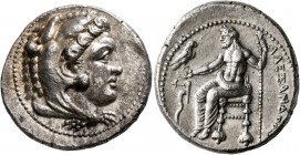 KINGS OF MACEDON. Alexander III ‘the Great’, 336-323 BC. Tetradrachm (Silver, 27 mm, 17.18 g, 4 h), Tarsos, struck under Menes or Philotas, circa 324/...