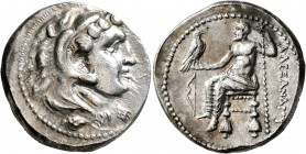 KINGS OF MACEDON. Alexander III ‘the Great’, 336-323 BC. Tetradrachm (Silver, 26 mm, 17.21 g, 12 h), Salamis, struck under Nikokreon, circa 332/1-323....