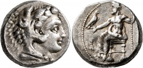 KINGS OF MACEDON. Alexander III ‘the Great’, 336-323 BC. Tetradrachm (Silver, 22 mm, 17.11 g, 1 h), Tyros, struck under Menon or Menes, circa 332/1-32...