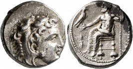 KINGS OF MACEDON. Alexander III ‘the Great’, 336-323 BC. Tetradrachm (Silver, 23 mm, 17.14 g, 1 h), Tyros, struck under Menon or Menes, circa 332/1-32...