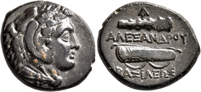 KINGS OF MACEDON. Alexander III ‘the Great’, 336-323 BC. AE (Bronze, 19 mm, 5.27...