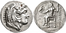 KINGS OF MACEDON. Alexander III ‘the Great’, 336-323 BC. Tetradrachm (Subaeratus, 28 mm, 15.69 g, 4 h), a contemporary plated imitation, imitating Bab...