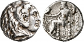 KINGS OF MACEDON. Alexander III ‘the Great’, 336-323 BC. Tetradrachm (Silver, 23 mm, 17.06 g, 1 h), Babylon, struck under Seleukos I, circa 311-300 BC...