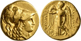 KINGS OF MACEDON. Alexander III ‘the Great’, 336-323 BC. Stater (Gold, 18 mm, 8.51 g, 2 h), Babylon, struck under Seleukos I, circa 311-300. Head of A...