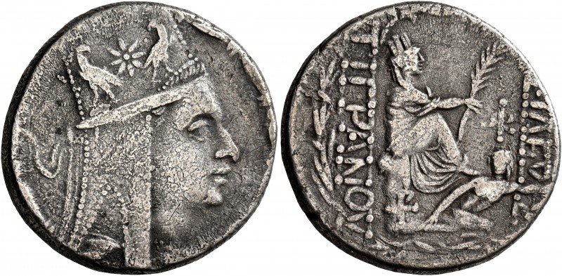 KINGS OF ARMENIA. Tigranes II ‘the Great’, 95-56 BC. Tetradrachm (Silver, 26 mm,...